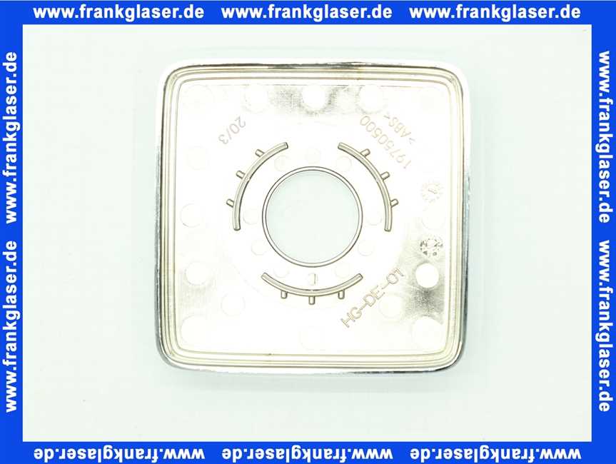 95515000 Hans Grohe Rosette Raindance für Kopfbrause mit Brausearm chrom