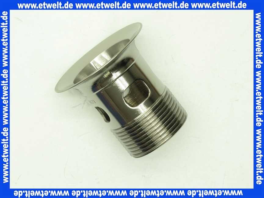 96012800 Hans Grohe Ablauf Ventil verchromt