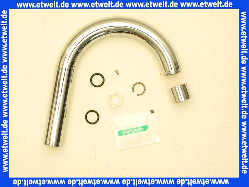 96521000 Hans Grohe Auslauf komplett verchromt
