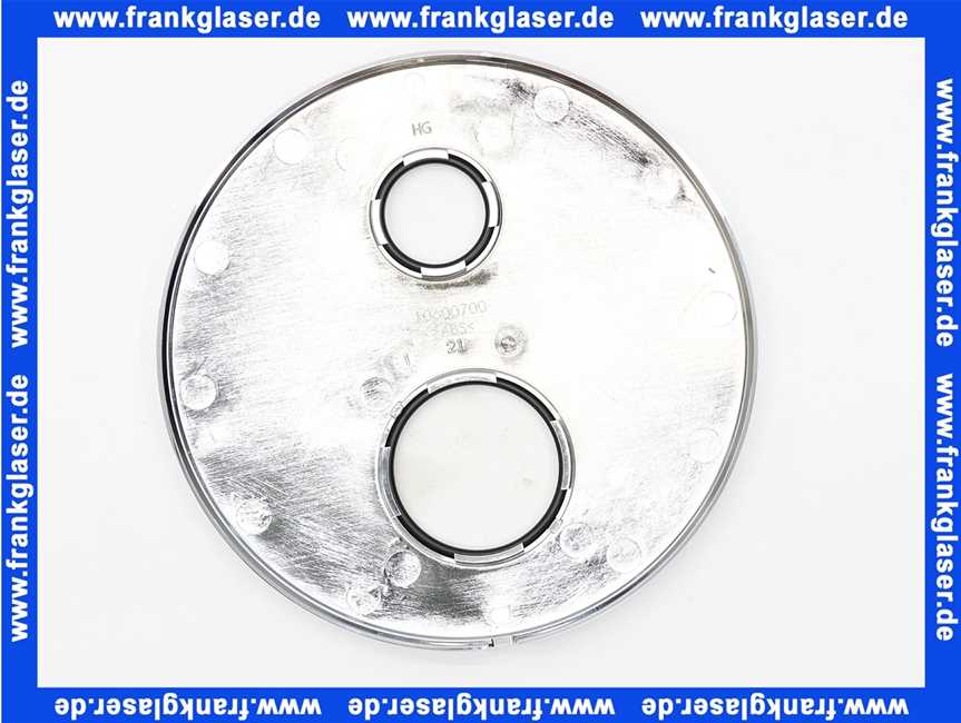 96551 Hans Grohe Rosette verchromt für Mondaro UP Thermostat Armatur mit Absperrung