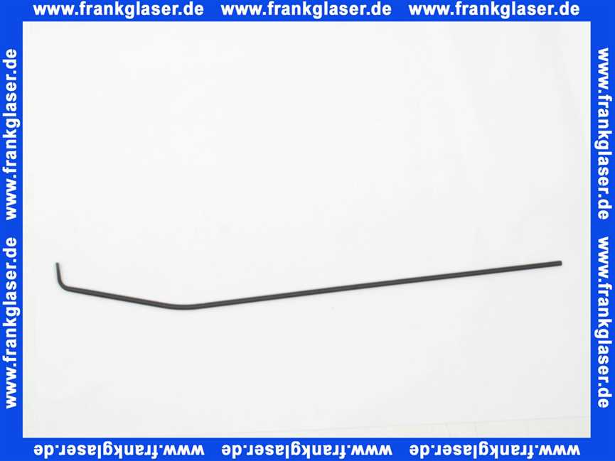 Hansgrohe Universalzugstange D4 gebogen mattschwarz 96657670