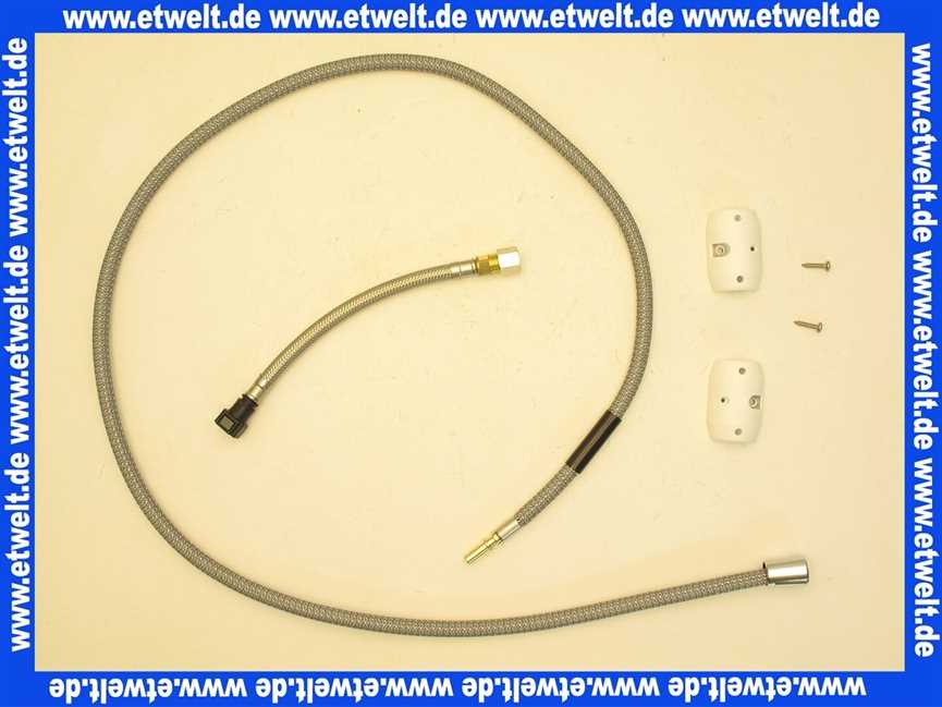 96921000 Hans Grohe Schlauchanschluss BS/DN8/Schraub. Glideflex/1750