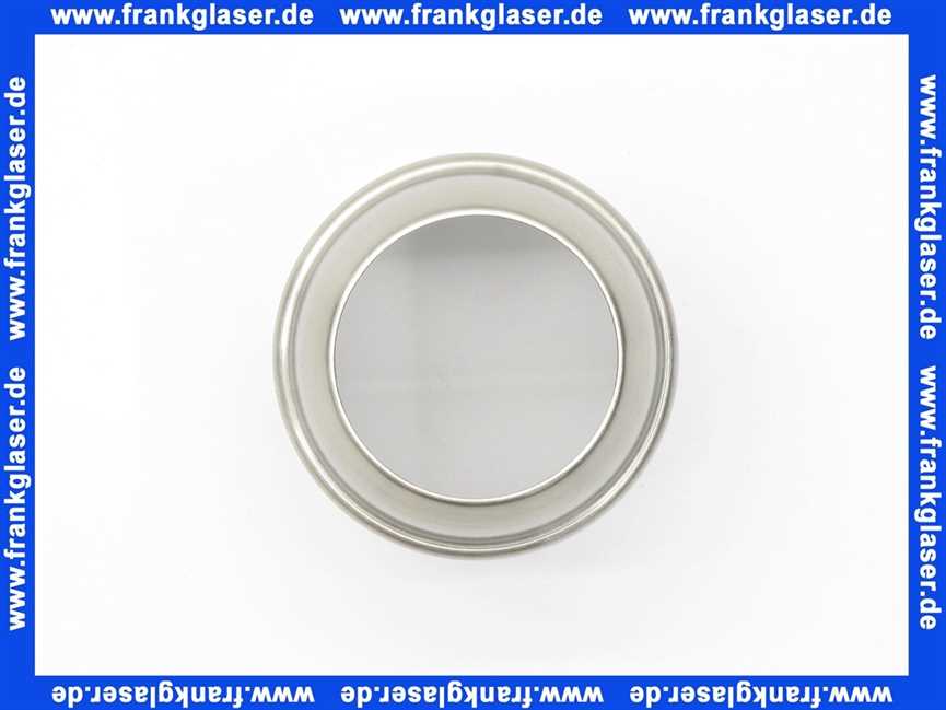 97800800 HansGrohe Kugelrosette, Edelstahl Optic