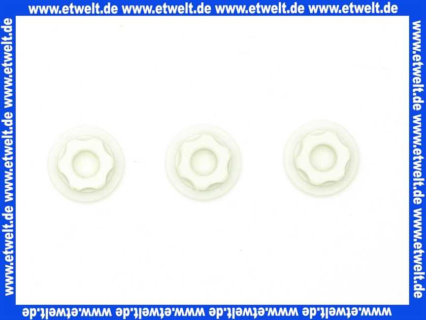 97987000 Hans Grohe Porzellankappen Axor Montreux hot/cold/Ringe