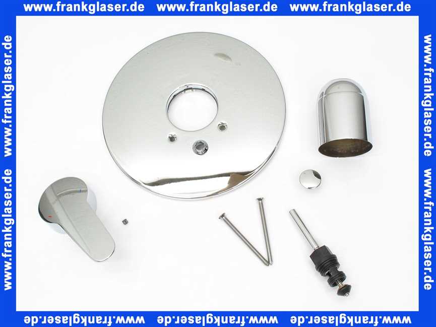1849183 Hansa Einhand-Wannen-Batterie Hansamix 0184 Fertigmontageset, chrom