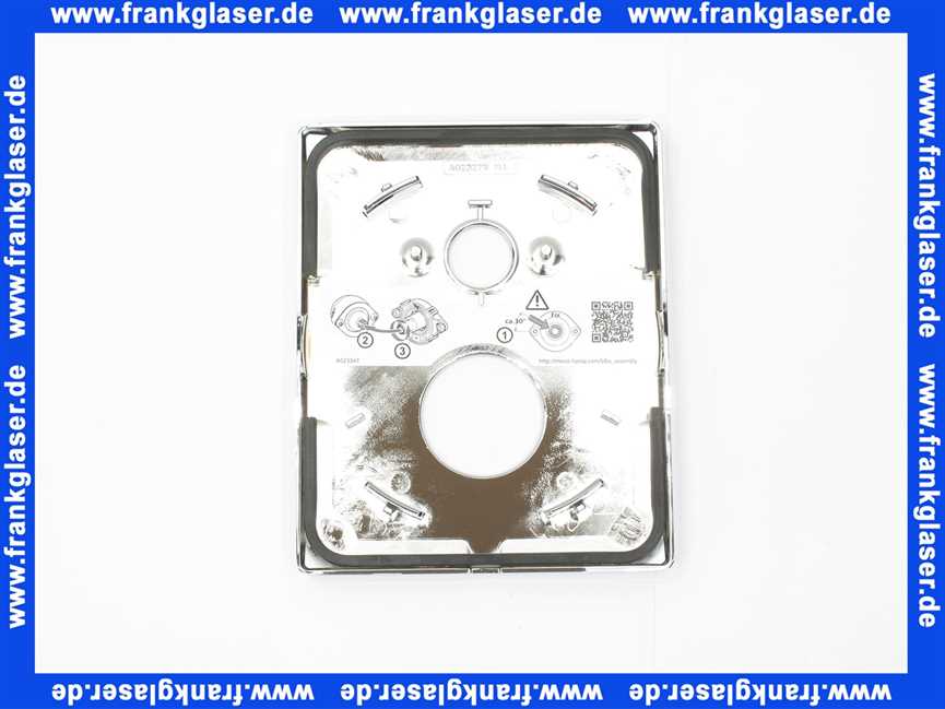 Hansa Rosette 59914327 185 x 150 mm chrom