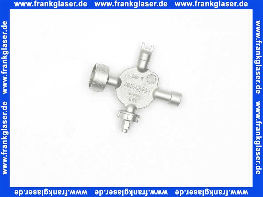 053001433 Heimeier Universalschlüssel Schlüssel zur Einstellung von Heimeier Thermostatventilen und Regulierventilen