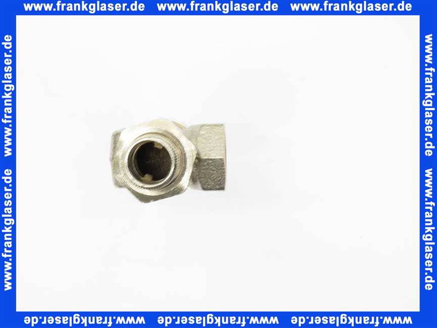 Heimeier Thermostatventil Axialform Rotguß vernickelt DN 15 R 1/2 Zoll