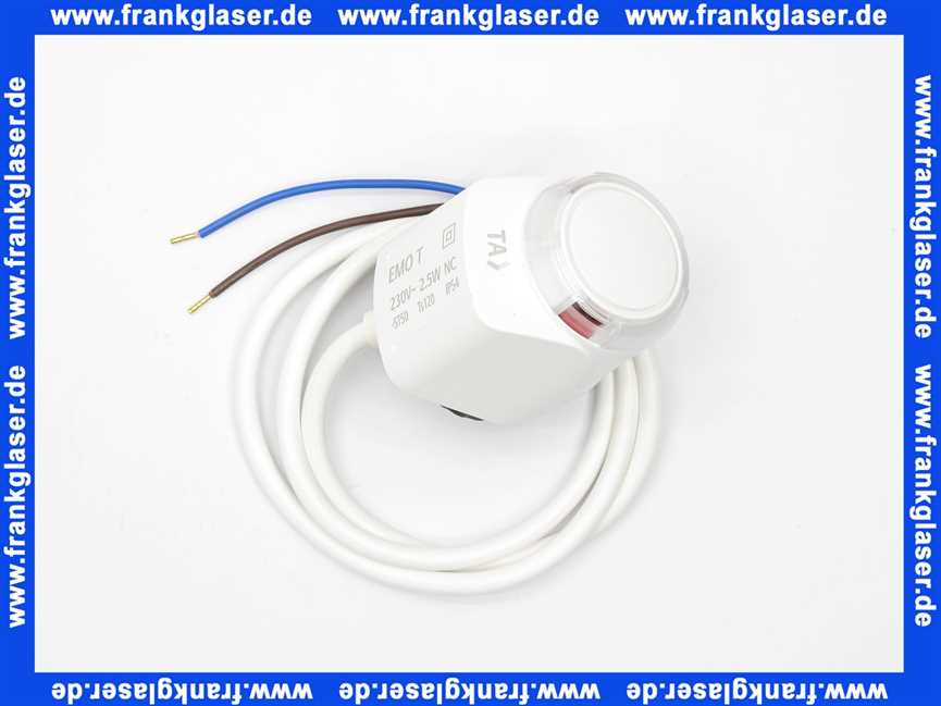 183100500 Heimeier Stellantrieb 230 V EMO T weiss stromlos geschlossen