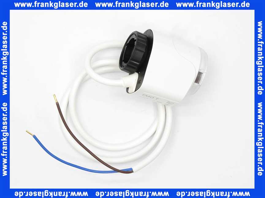 183100500 Heimeier Stellantrieb 230 V EMO T weiss stromlos geschlossen