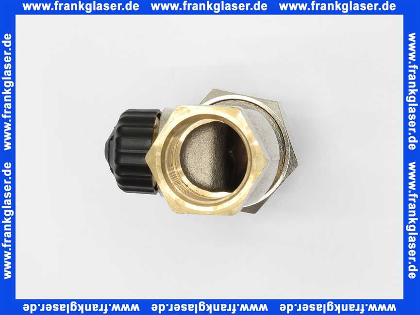 Heimeier Thermostatventil Rotguß vernickelt DN 25 1 Zoll Durchgang