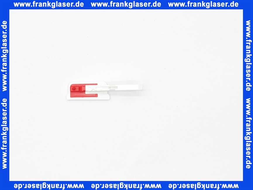 608000105 Heimeier Sparclip rot zu Thermostat-Köpfen Baureihe ab Januar 2000