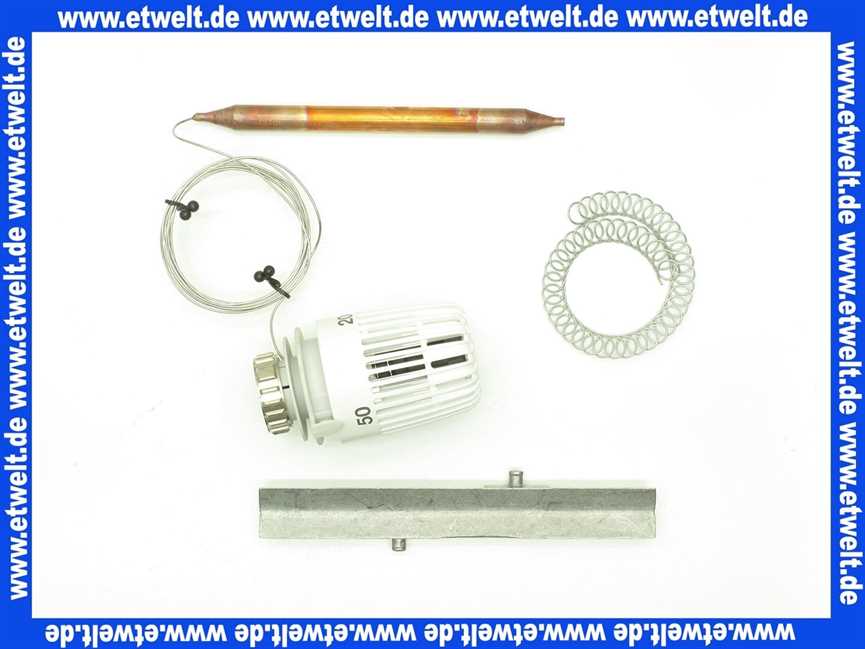 6402-00.500 Heimeier Thermostatkopf K 20-50° C mit Wärmeleitsockel als Anlegefühler