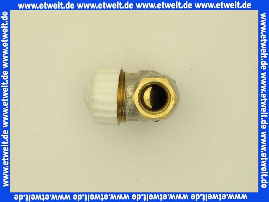 Heimeier Thermostatventil Ventilunterteil Heizkörperventil 3/8 Durchgang Rotguß vernickelt DN 10