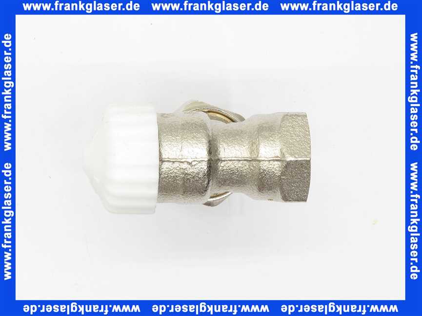 Heimeier Thermostatventil Ventilunterteil Heizkörperventil 1/2 Eck Rotguß vernickelt DN 15