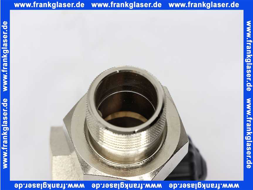 Heimeier Thermostatventil Ventilunterteil Heizkörperventil 1 Eck Rotguß vernickelt DN 25