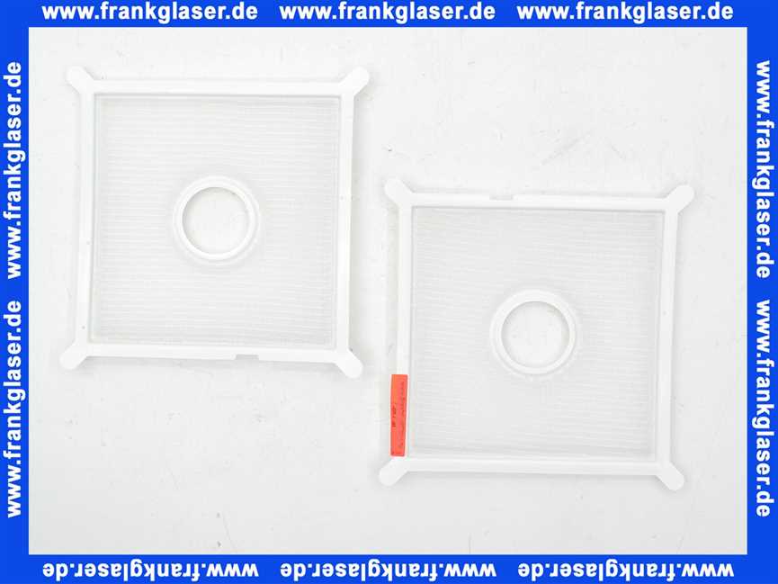 00587 Helios ELF-ELSD Ersatz-Dauerfilter zu ELS-VE, Set = 2 Stück