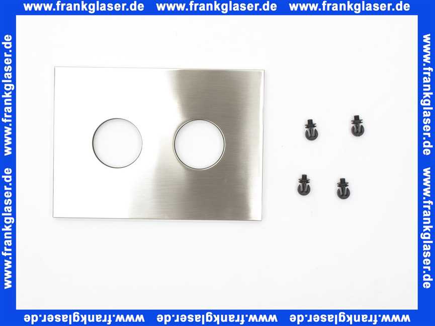 80540035209 Herzbach Abdeckplatte Design IX Thermostatsquare u-P F.2 Edelstahl matt gebürstet