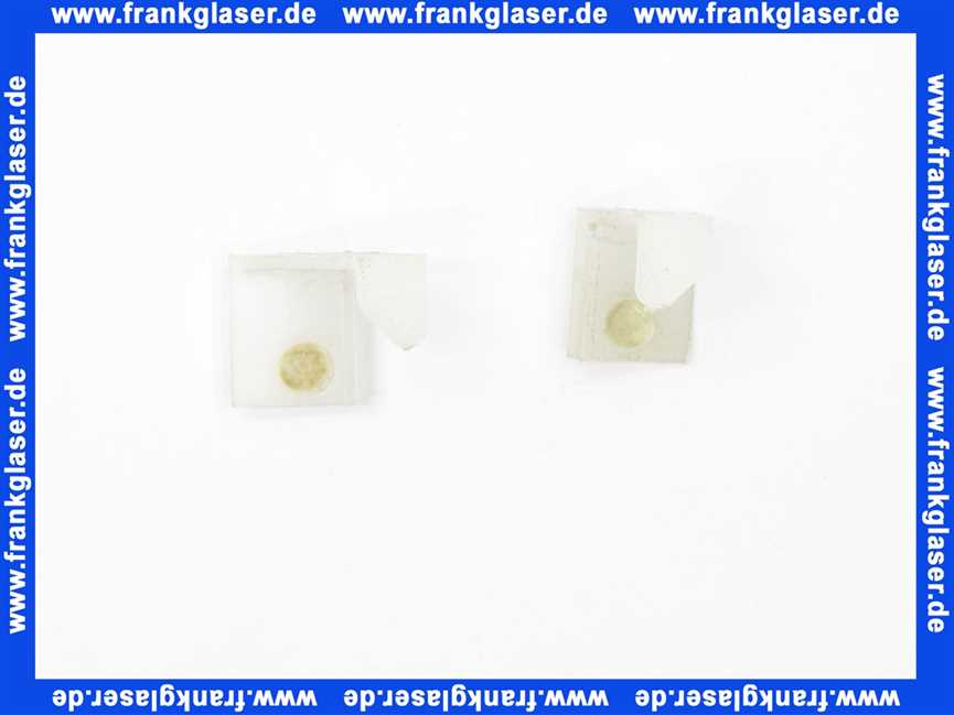 131500 Hoesch Führungswinkel Satz rechts/links unten für CORONA Z. GSK 2919/A, weiß