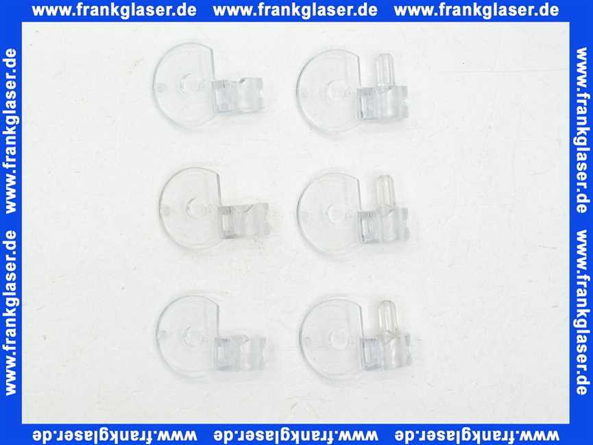 136754.300 Hoesch Scharnier Scharniersatz für Chic-Corner rechte Hälfte und Chic-Swing Anschlag Rechts