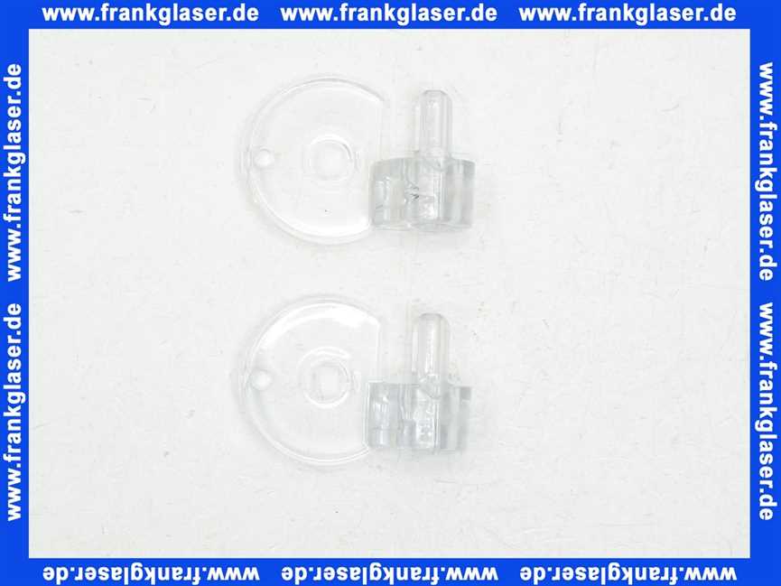 136754.300 Hoesch Scharnier Scharniersatz für Chic-Corner rechte Hälfte und Chic-Swing Anschlag Rechts