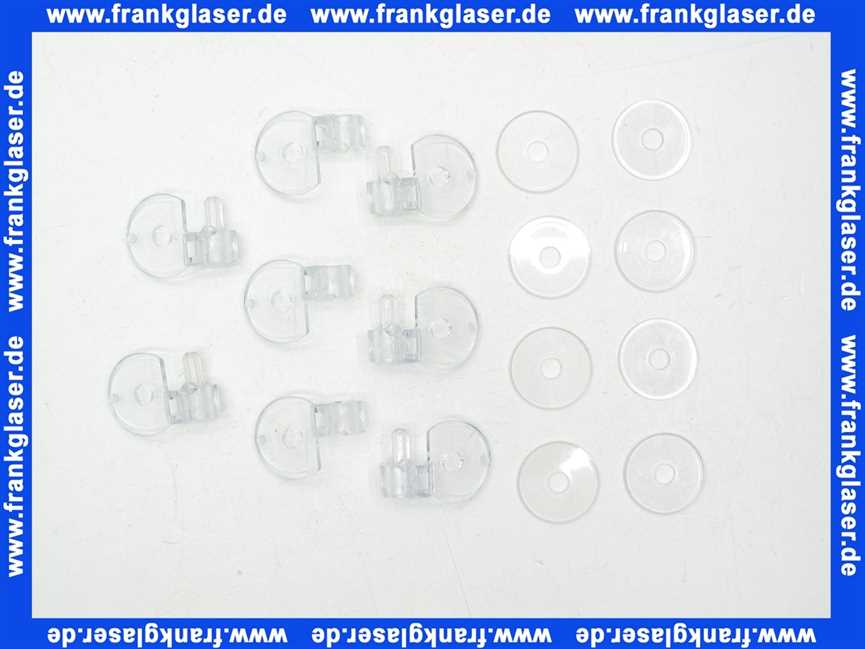 136756.300 Hoesch Scharnier Scharniersatz für Chic-Corner linke Hälfte und Chic-Swing Anschlag Links