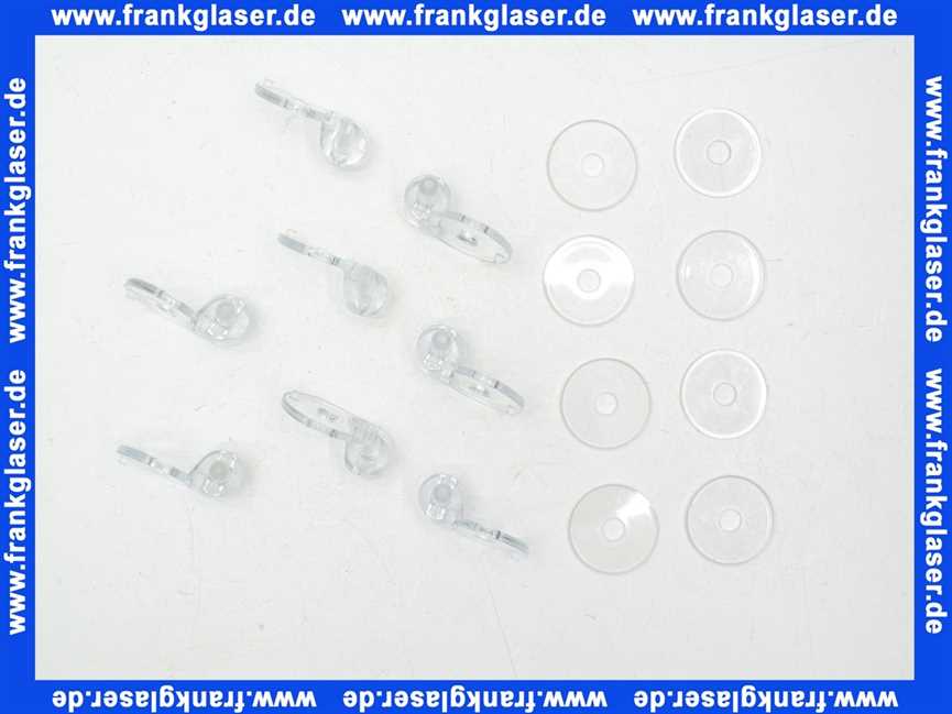 136756.300 Hoesch Scharnier Scharniersatz für Chic-Corner linke Hälfte und Chic-Swing Anschlag Links