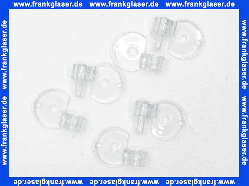 136756.300 Hoesch Scharnier Scharniersatz für Chic-Corner linke Hälfte und Chic-Swing Anschlag Links