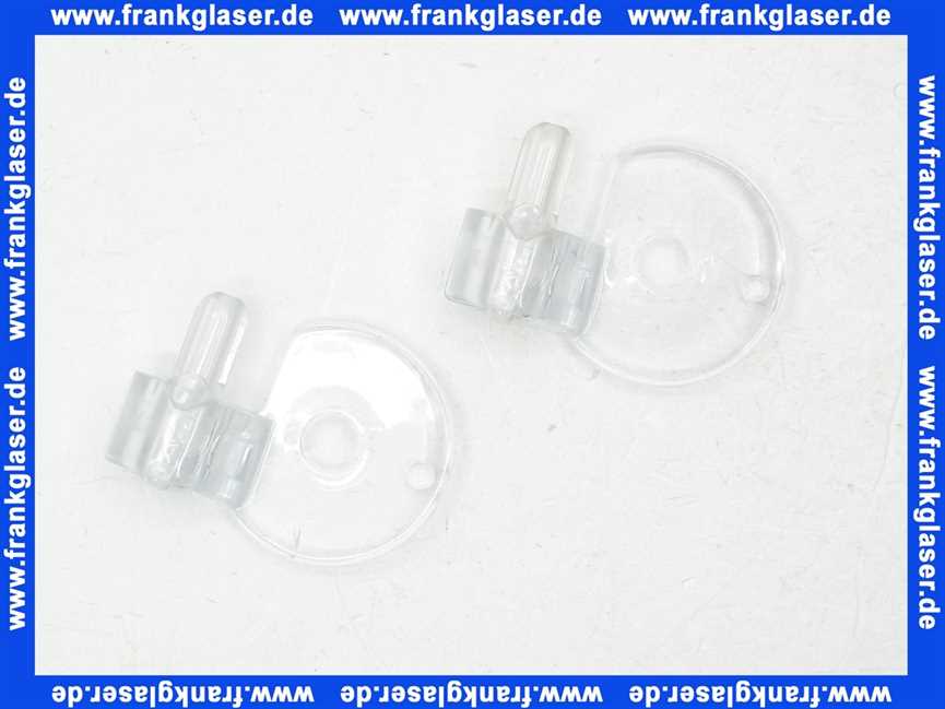 136756.300 Hoesch Scharnier Scharniersatz für Chic-Corner linke Hälfte und Chic-Swing Anschlag Links