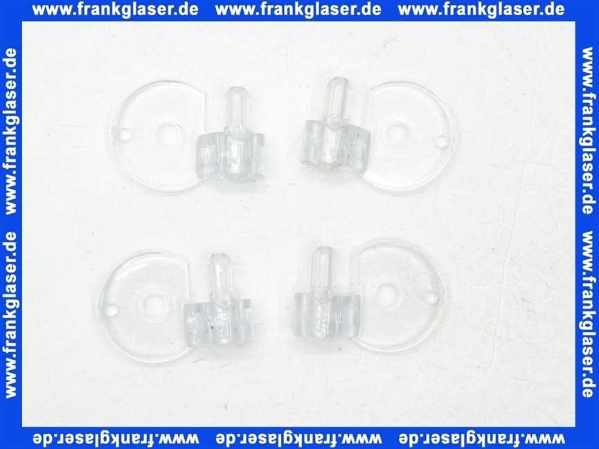 136760300 Hoesch Hoesch Scharnier Scharniersatz mit Kreuzbolzen zu Duschabtrennung Aco, Chic