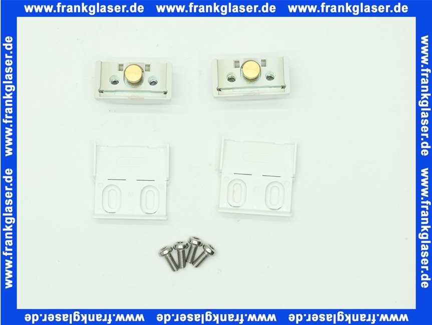 040352055 Hüppe Gleitrollen für 1/4-Kreis mit Schiebetüren weiss