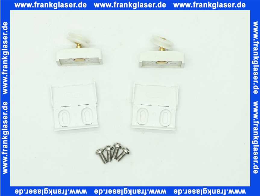 040352055 Hüppe Gleitrollen für 1/4-Kreis mit Schiebetüren weiss