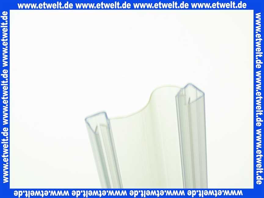 041503 Hüppe Dichtleiste senkr. zu 3000 Wannenaufsatz