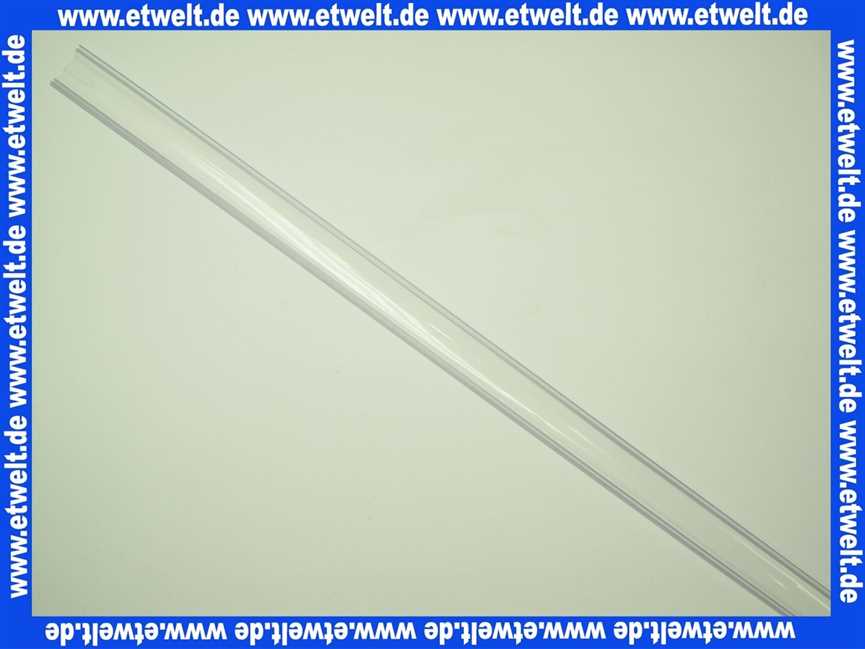 041542 Hüppe Dichtleiste senkrecht zwischen Festfeld und Tür zu Arena 3000 Runddusche 90 cm ESG 6 mm