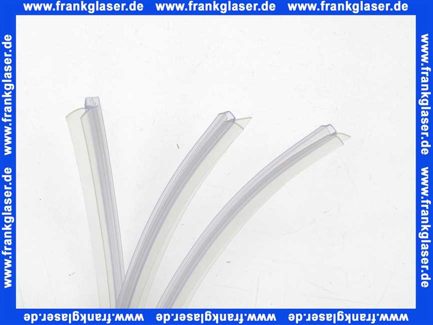 047419 Hüppe Ablaufprofil zu Echtglas Duschabtrennung je Satz