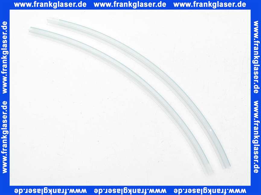 048506034 Hüppe Ablaufprofilsatz zu Arena 3000 Runddusche 90 cm ESG 6 mm