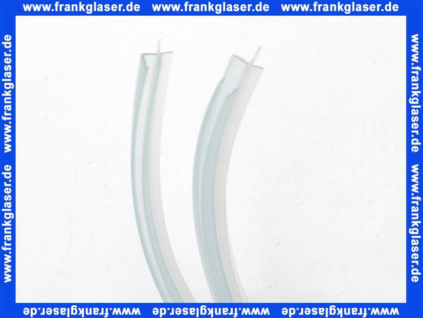 048506034 Hüppe Ablaufprofilsatz zu Arena 3000 Runddusche 90 cm ESG 6 mm