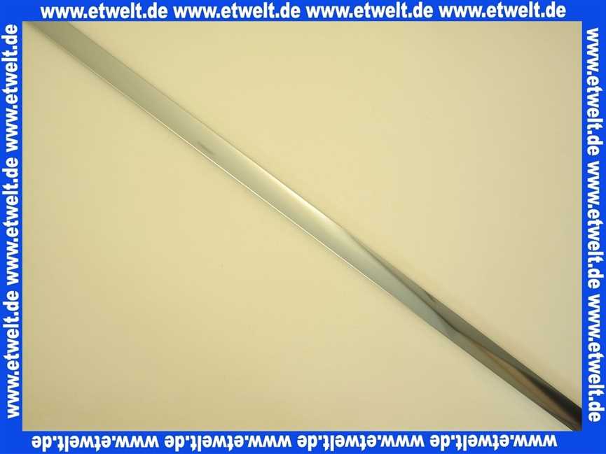 051000ch Hüppe Wandleiste 1,90 m chrom