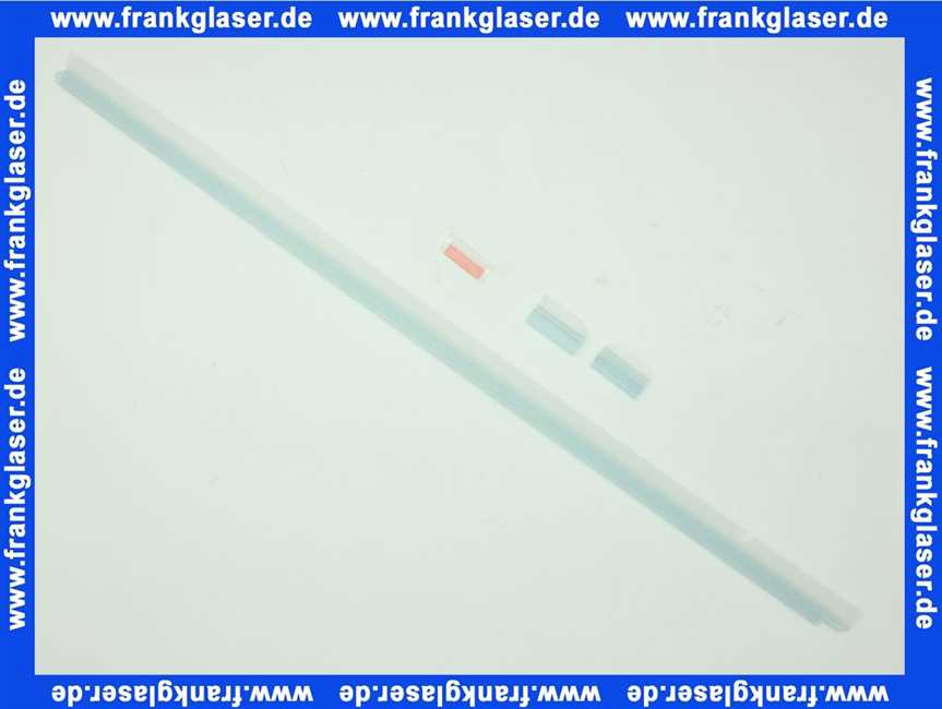 055156.034.321 Hüppe Ablaufprofilsatz links profil transparent Breite 915,5 mm