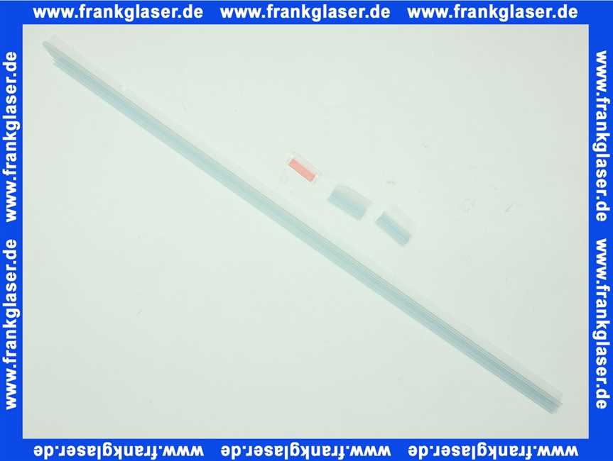 055156.034.321 Hüppe Ablaufprofilsatz links profil transparent Breite 915,5 mm