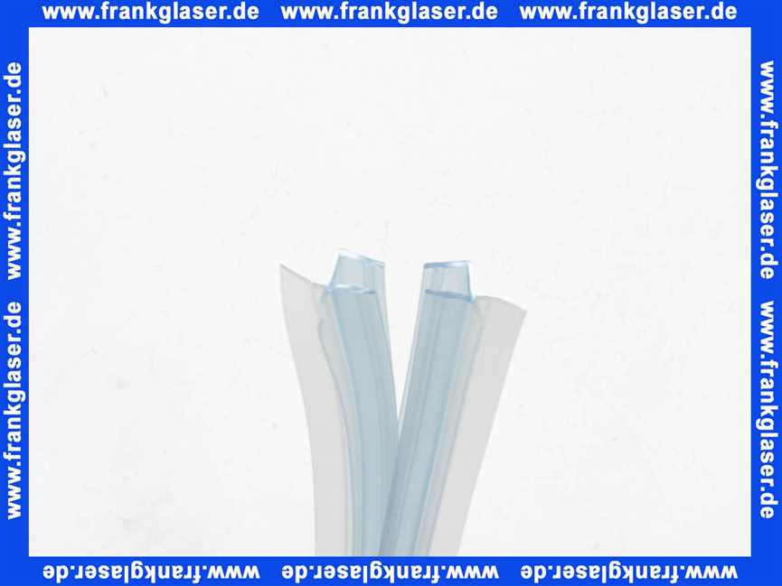 059731 Hüppe Ablaufprofilsatz zu Duschtüre gebogen