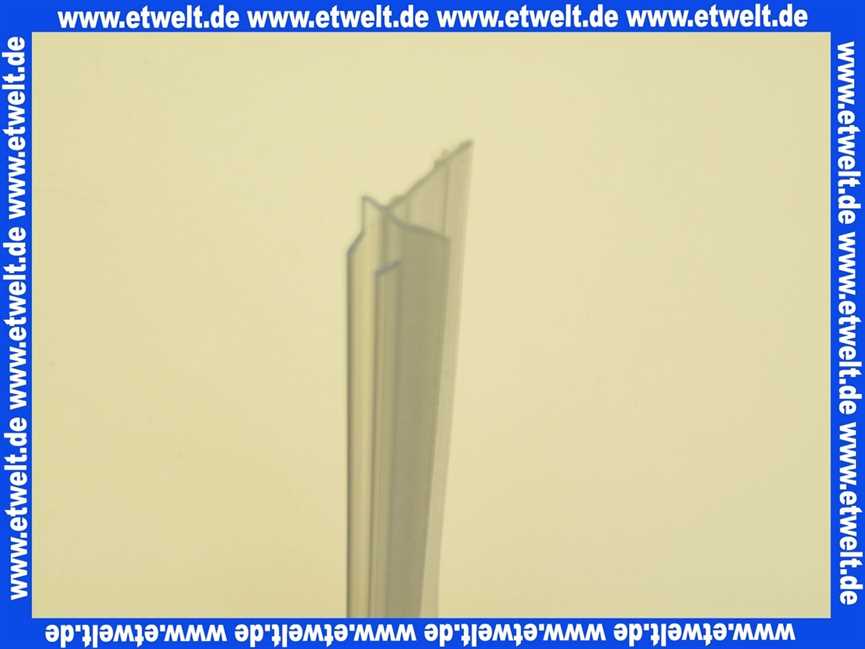 060594 Hüppe Ablaufleiste Dichtleiste 6mm