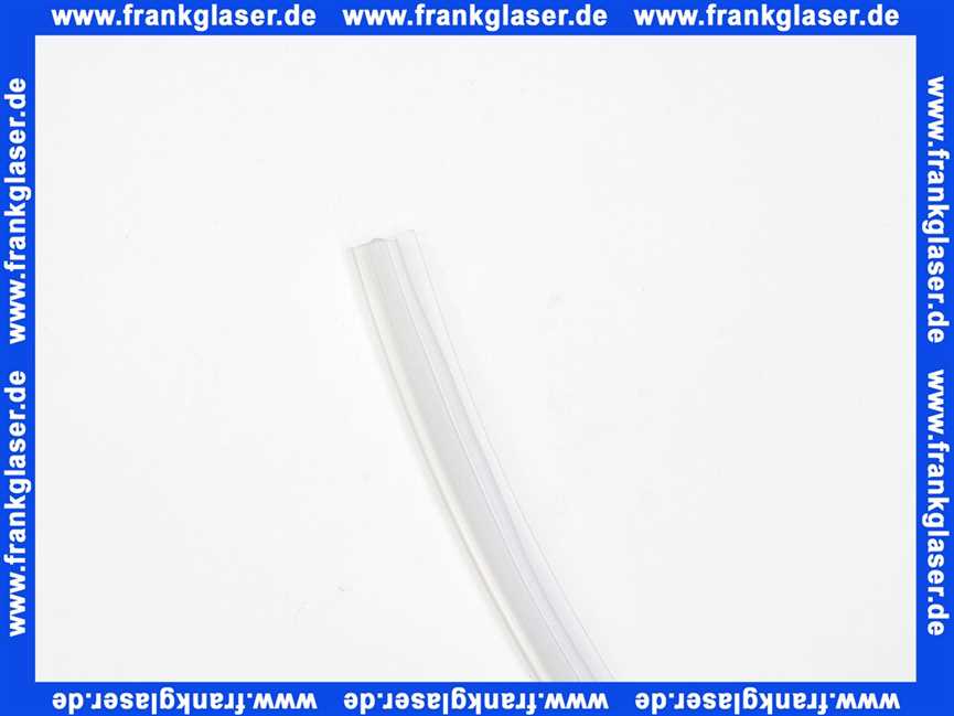 070055 HUEPPE Ablaufleiste gebogen, 6mm Glas