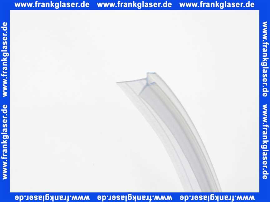 070055 HUEPPE Ablaufleiste gebogen, 6mm Glas