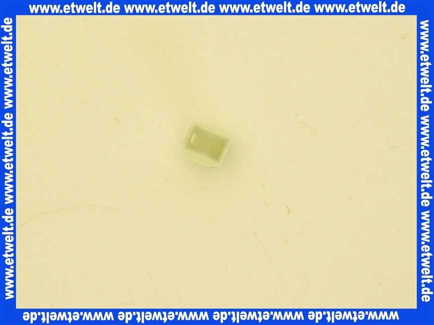 A 911196 NU Griffaufnahme für Ideal Standard Griffe mit rechteckiger Aufnahme, Innenmaße 5 x 9 mm, Außenmaße 10 x 7 und einer Einstecktiefe von 14 mm