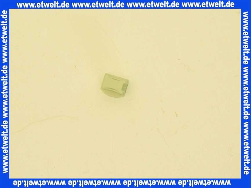 A 911196 NU Griffaufnahme für Ideal Standard Griffe mit rechteckiger Aufnahme, Innenmaße 5 x 9 mm, Außenmaße 10 x 7 und einer Einstecktiefe von 14 mm