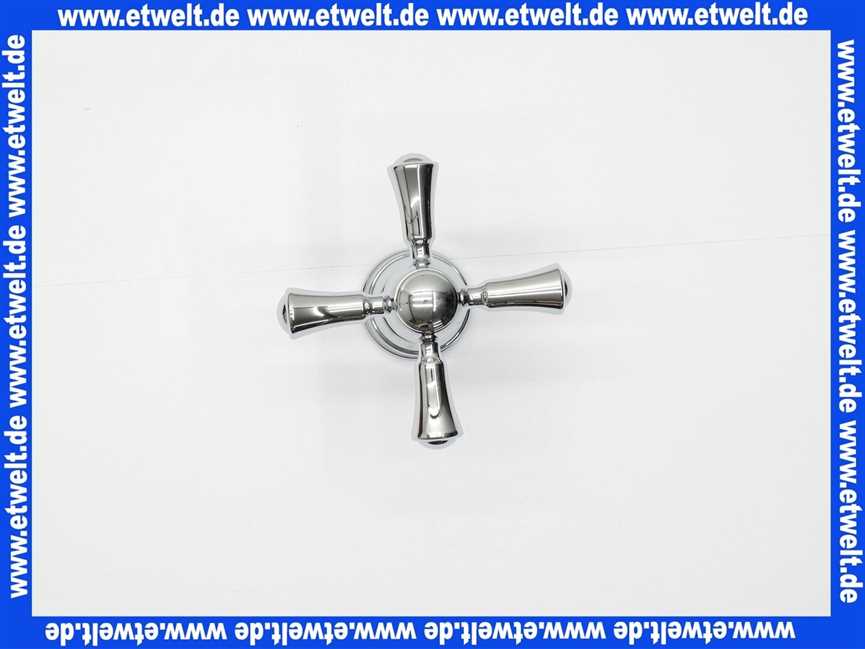 A860843AA Ideal Standard Kreuzgriff Set Jado EU/USA verchromt