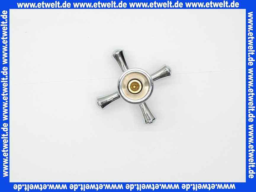 A860843AA Ideal Standard Kreuzgriff Set Jado EU/USA verchromt