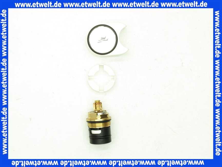 A960094AC Ideal Standard DUALUX GRIFF ROT.M.KART. WEISS