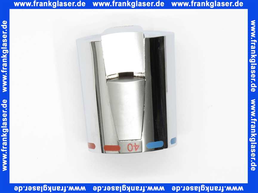 A960825PQ Ideal Standard Trias Temperaturgriff Chrom-Velourchrom